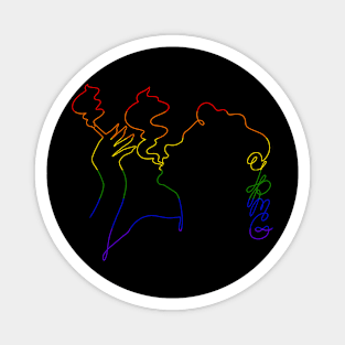 YPMG Logo in Rainbow Magnet